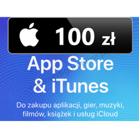 App Store iTunes 100 zł Doładowanie Apple, iPhone