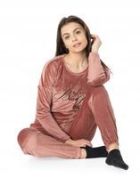 Komplet Dresowy Dres z Weluru Damski 2w1 3701-4 XL