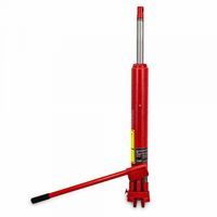 17339 Czerwony siłownik hydrauliczny z cylindrem teleskopowym 8 ton