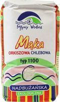 Mąka orkiszowa chlebowa nadbużańska typ 1100 bio 1 kg - młyny wodne eko oaza