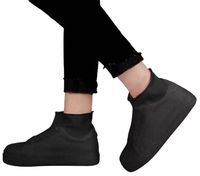 Wodoodporne OCHRANIACZE na BUTY Ochrona Obuwia rozm.40-47 czarne BQ56