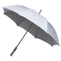 Duża automatyczna, wytrzymała parasolka w kolorze białym