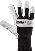 Rękawice ochronne robocze z koziej skóry ze ściągaczem CABRA dla budowlańców 10-XL