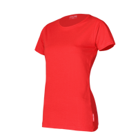 Koszulka t-shirt damska, 180g/m2, czerwona, "s", ce, lahti