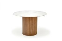 Stół Uno okrągły, biały marmur