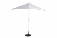 Emaga Parasol ogrodowy półokrągły terakota 2,7 m