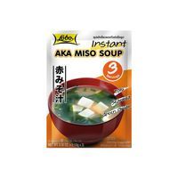 Japońska Zupa Miso Aka Instant [Ready to Eat] "Aka Miso Soup Powder" Wyprodukowana w Tajlandii 30g Lobo