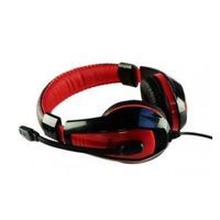 Słuchawki z mikrofonem Media-Tech MT3574 NEMESIS Gaming czarno-czerwone