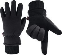 Rękawiczki Zimowe Termiczne Ciepłe Czarne