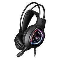 VARR GAMING RGB HEADSET MIC VH8010 STEREO LITE 3,5MM USB BLACK [45559]