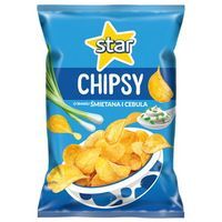 Star Chipsy O Smaku Śmietana I Cebula 130 G