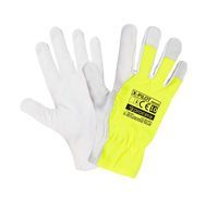 Rękawice robocze ochronne X-PILOT neon 10-XL