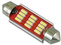 najmocniejsze żarówki LED do wnętrza 10x42 mm 42mm 12 x 5730SMD 12v