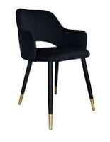 Krzesło Milano noga czarna/złota MG19