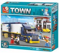 KLOCKI SLUBAN TOWN TIR z naczepą MOP 537 kompatybilne z LEGO