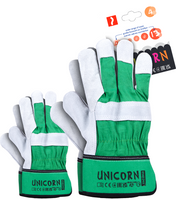 Rękawice dziecięce skórzane z mankietem UNICORN 4