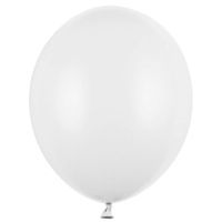 Balony "Pastel", białe, 10" STRONG,  50 szt