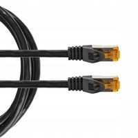 Kabel Ethernet RJ45 LAN kat.6A SFTP LSZH 5M czarny