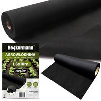 AGROTKANINA AGROWŁÓKNINA ANTYCHWASTOWA CZARNA UV3% 1,6x10m 100g/m2