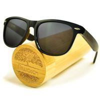 Drewniane okulary przeciwsłoneczne Niwatch Hydrus Black