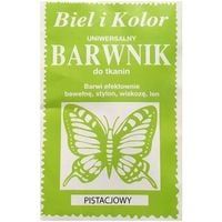 Barwnik do tkanin "Motyl", pistacjowy, Biel i Kolor, 10 g
