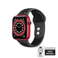 Crong Duo Sport - Pasek do Apple Watch 42/44 mm (szary/czarny)