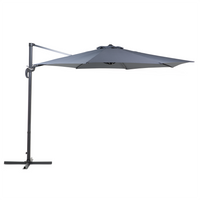 Parasol ogrodowy ø 300 cm szary SAVONA