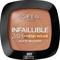 L'Oreal Paris Infaillible 24H Fresh Wear Soft Matte Bronzer matujący bronzer do twarzy 300 Light Medium 9g