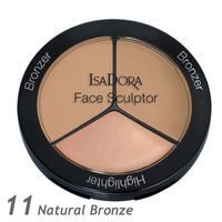 IsaDora Face Sculptor paleta modelująca 3w1 18g numery - 11