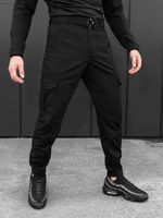 Spodnie męskie bojówki Basic czarny XL