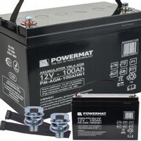 Akumulator VRLA AGM 12V 100Ah Bateria do UPS C10 PM-AGM-100AHM1