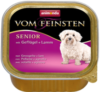 ANIMONDA Dog Vom Feinsten Senior smak: drób z jagnięciną 150g