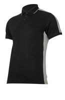 Koszulka polo  190g/m2, czarno-szara, "xl", ce, lahti