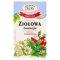 Malwa Ziołowa Fantazja herbatka ziołowa aktywne trawienie 40 g (20 x 2 g)