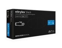 Rękawice nitrylowe nitrylex black M 100 szt