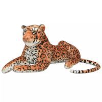 Pluszowy leopard XXL brązowy