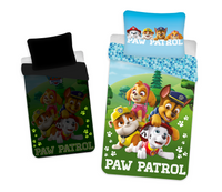 KOMPLET POŚCIELI DZIECIĘCEJ PSI PATROL 140 X 200 ŚWIECI W CIEMNOŚCI