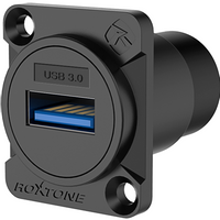Gniazdo typu USB 3.0 RAU3D-B Roxtone panelowe