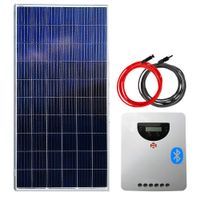 ZESTAW SOLARNY MONO KAMPER 140W 12V REGULATOR MPPT