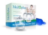 Bańki lekarskie bezogniowe szklane 8 szt z pompką MedPlus