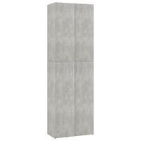 Szafa biurowa, betonowy szary, 60x32x190 cm, płyta wiórowa
