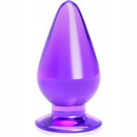 Duży żelowy korek analny anal plug z przyssawką