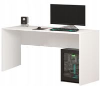 Biurko proste 120x60 Białe Sonoma Gamingowe