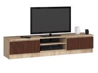 SZAFKA RTV 160 cm SONOMA / WENGE