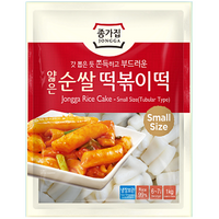 Kluski ryżowe do Tteokbokki, małe słupki 1kg - Jongga