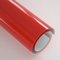 Folia samoprzylepna 30,5 x 30,5 cm - 20 arkuszy - Glossy Orange Red