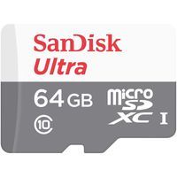 SanDisk Ultra microSDXC - Karta pamięci 64 GB Class 10 UHS-I 100MB/s z adapterem