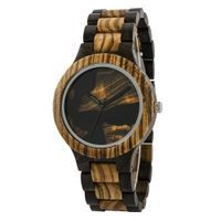 Zegarek drewniany Niwatch EPOXY na dwukolorowej bransolecie