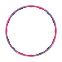 Hula hop składany różowo - fioletowy 95 cm
