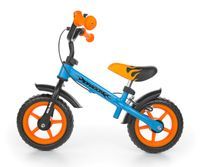 Rowerek biegowy Dragon z hamulcem blue-orange #B1
